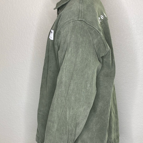 OTA Mi7itary Washed Denim Wellness Club Member Jacket Size XXL - Picture 2 of 14